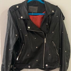Faux leather jacket